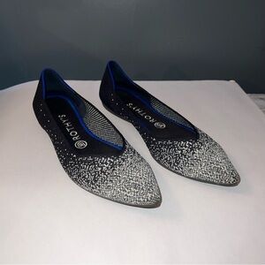 Rothy’s black & white flats